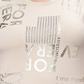 Half Sleeves Relaxed Fit T-Shirt.